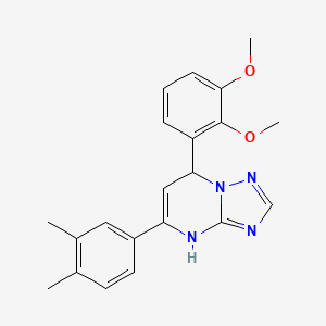 7-(2,3-Dimethoxyphenyl)-5-(3,4-dimethylphenyl)-4,7-dihydro[1,2,4]triazolo[1,5-a]pyrimidine