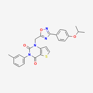 3-chloro-N-[2-(ethylsulfonyl)-1,3-benzothiazol-6-yl]-2-methylbenzenesulfonamide