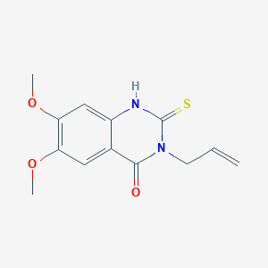 6,7-dimethoxy-3-(prop-2-en-1-yl)-2-thioxo-2,3-dihydroquinazolin-4(1H)-one