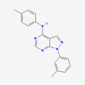 1-(3-methylphenyl)-N-(4-methylphenyl)-1H-pyrazolo[3,4-d]pyrimidin-4-amine