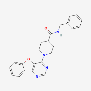 1-([1]benzofuro[3,2-d]pyrimidin-4-yl)-N-benzylpiperidine-4-carboxamide