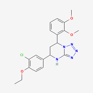 5-(3-Chloro-4-ethoxyphenyl)-7-(2,3-dimethoxyphenyl)-4,5,6,7-tetrahydrotetrazolo[1,5-a]pyrimidine