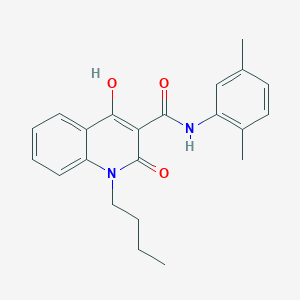 1-butyl-N-(2,5-dimethylphenyl)-2-hydroxy-4-oxo-1,4-dihydroquinoline-3-carboxamide