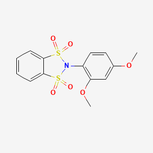 2-(2,4-Dimethoxyphenyl)-1,3,2-benzodithiazole 1,1,3,3-tetraoxide