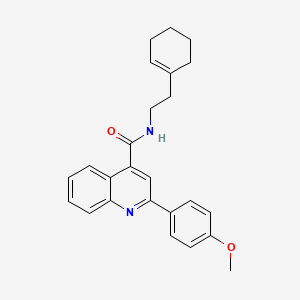 N-[2-(cyclohex-1-en-1-yl)ethyl]-2-(4-methoxyphenyl)quinoline-4-carboxamide