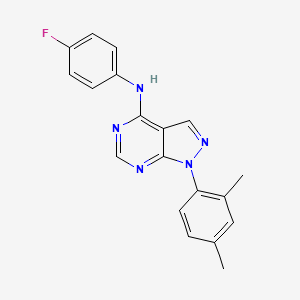 1-(2,4-dimethylphenyl)-N-(4-fluorophenyl)-1H-pyrazolo[3,4-d]pyrimidin-4-amine