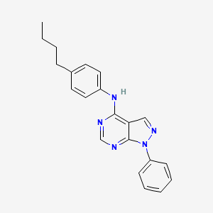 N-(4-butylphenyl)-1-phenyl-1H-pyrazolo[3,4-d]pyrimidin-4-amine