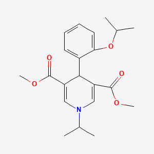 Dimethyl 1-(propan-2-yl)-4-[2-(propan-2-yloxy)phenyl]-1,4-dihydropyridine-3,5-dicarboxylate