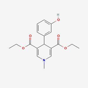 Diethyl 4-(3-hydroxyphenyl)-1-methyl-1,4-dihydropyridine-3,5-dicarboxylate