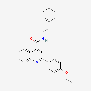 N-[2-(cyclohex-1-en-1-yl)ethyl]-2-(4-ethoxyphenyl)quinoline-4-carboxamide