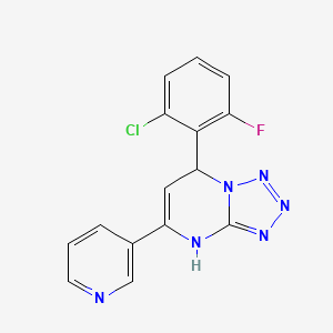 7-(2-Chloro-6-fluorophenyl)-5-(pyridin-3-yl)-4,7-dihydrotetrazolo[1,5-a]pyrimidine