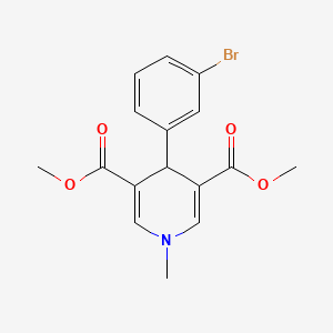 Dimethyl 4-(3-bromophenyl)-1-methyl-1,4-dihydropyridine-3,5-dicarboxylate