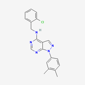 N-(2-chlorobenzyl)-1-(3,4-dimethylphenyl)-1H-pyrazolo[3,4-d]pyrimidin-4-amine