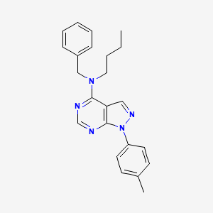 N-benzyl-N-butyl-1-(4-methylphenyl)-1H-pyrazolo[3,4-d]pyrimidin-4-amine