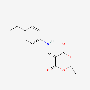 2,2-Dimethyl-5-({[4-(propan-2-yl)phenyl]amino}methylidene)-1,3-dioxane-4,6-dione