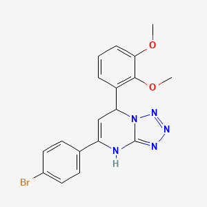 5-(4-Bromophenyl)-7-(2,3-dimethoxyphenyl)-4,7-dihydrotetrazolo[1,5-a]pyrimidine