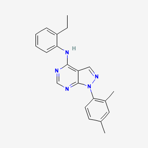 1-(2,4-dimethylphenyl)-N-(2-ethylphenyl)-1H-pyrazolo[3,4-d]pyrimidin-4-amine