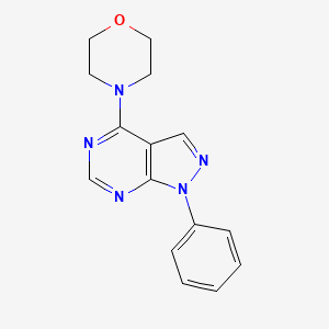 4-{1-phenyl-1H-pyrazolo[3,4-d]pyrimidin-4-yl}morpholine