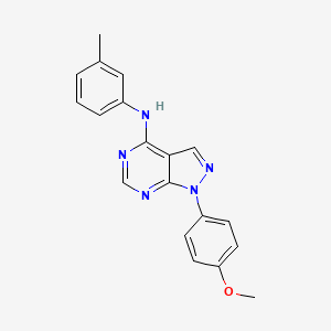 1-(4-methoxyphenyl)-N-(3-methylphenyl)-1H-pyrazolo[3,4-d]pyrimidin-4-amine