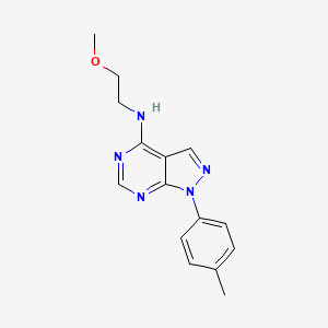 N-(2-methoxyethyl)-1-(4-methylphenyl)-1H-pyrazolo[3,4-d]pyrimidin-4-amine