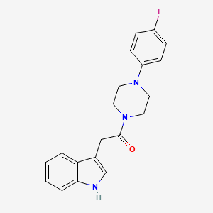 1-[4-(4-fluorophenyl)piperazin-1-yl]-2-(1H-indol-3-yl)ethanone