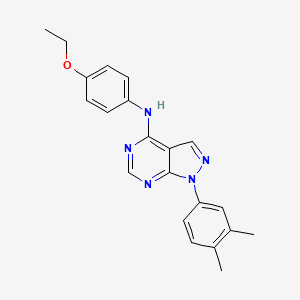 1-(3,4-dimethylphenyl)-N-(4-ethoxyphenyl)-1H-pyrazolo[3,4-d]pyrimidin-4-amine