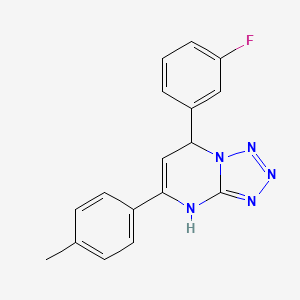 7-(3-Fluorophenyl)-5-(4-methylphenyl)-4,7-dihydrotetrazolo[1,5-a]pyrimidine