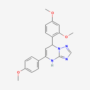 7-(2,4-Dimethoxyphenyl)-5-(4-methoxyphenyl)-4,7-dihydro[1,2,4]triazolo[1,5-a]pyrimidine