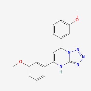 5,7-Bis(3-methoxyphenyl)-4,7-dihydrotetrazolo[1,5-a]pyrimidine