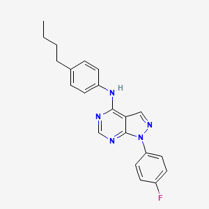 N-(4-butylphenyl)-1-(4-fluorophenyl)-1H-pyrazolo[3,4-d]pyrimidin-4-amine