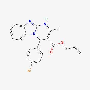 Prop-2-en-1-yl 4-(4-bromophenyl)-2-methyl-1,4-dihydropyrimido[1,2-a]benzimidazole-3-carboxylate