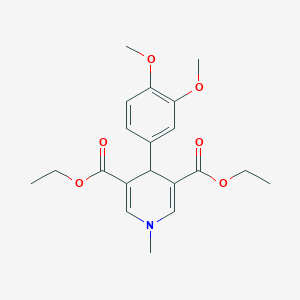 Diethyl 4-(3,4-dimethoxyphenyl)-1-methyl-1,4-dihydropyridine-3,5-dicarboxylate