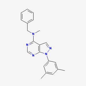 N-benzyl-1-(3,5-dimethylphenyl)-N-methyl-1H-pyrazolo[3,4-d]pyrimidin-4-amine