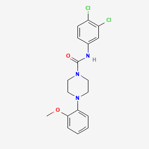 N-(3,4-dichlorophenyl)-4-(2-methoxyphenyl)piperazine-1-carboxamide