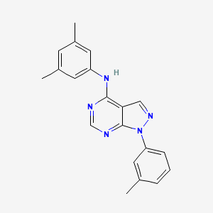 N-(3,5-dimethylphenyl)-1-(3-methylphenyl)-1H-pyrazolo[3,4-d]pyrimidin-4-amine