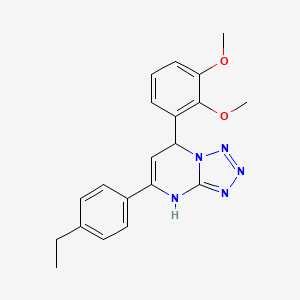 7-(2,3-Dimethoxyphenyl)-5-(4-ethylphenyl)-1,7-dihydrotetrazolo[1,5-a]pyrimidine