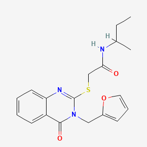 N-(butan-2-yl)-2-{[3-(furan-2-ylmethyl)-4-oxo-3,4-dihydroquinazolin-2-yl]sulfanyl}acetamide