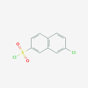 molecular formula C10H6Cl2O2S B011216 7-chloronaphthalene-2-sulfonyl Chloride CAS No. 102153-64-0