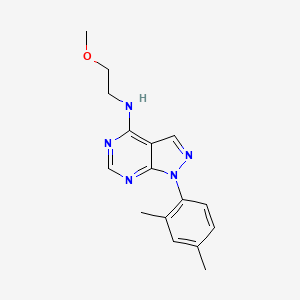 1-(2,4-dimethylphenyl)-N-(2-methoxyethyl)-1H-pyrazolo[3,4-d]pyrimidin-4-amine