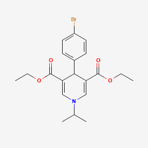 Diethyl 4-(4-bromophenyl)-1-(propan-2-yl)-1,4-dihydropyridine-3,5-dicarboxylate