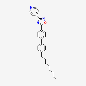 4-[5-(4'-Octylbiphenyl-4-yl)-1,2,4-oxadiazol-3-yl]pyridine