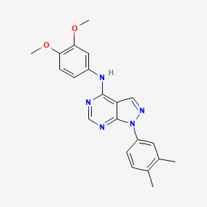 N-(3,4-dimethoxyphenyl)-1-(3,4-dimethylphenyl)-1H-pyrazolo[3,4-d]pyrimidin-4-amine