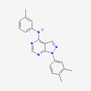 1-(3,4-dimethylphenyl)-N-(3-methylphenyl)-1H-pyrazolo[3,4-d]pyrimidin-4-amine