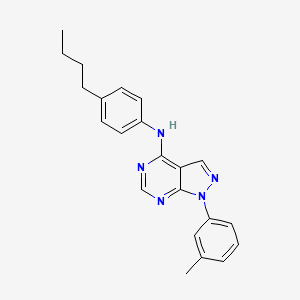 N-(4-butylphenyl)-1-(3-methylphenyl)-1H-pyrazolo[3,4-d]pyrimidin-4-amine