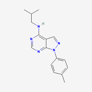 1-(4-methylphenyl)-N-(2-methylpropyl)-1H-pyrazolo[3,4-d]pyrimidin-4-amine