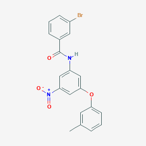 3-bromo-N-[3-(3-methylphenoxy)-5-nitrophenyl]benzamide