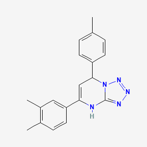 5-(3,4-Dimethylphenyl)-7-(4-methylphenyl)-4,7-dihydrotetrazolo[1,5-a]pyrimidine