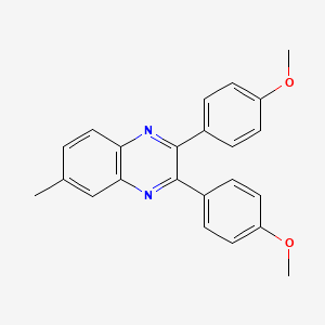 2,3-Bis(4-methoxyphenyl)-6-methylquinoxaline