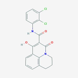 N-(2,3-Dichlorophenyl)-7-hydroxy-5-oxo-2,3-dihydro-1H,5H-pyrido[3,2,1-IJ]quinoline-6-carboxamide