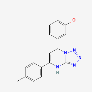 7-(3-Methoxyphenyl)-5-(4-methylphenyl)-4,7-dihydrotetrazolo[1,5-a]pyrimidine